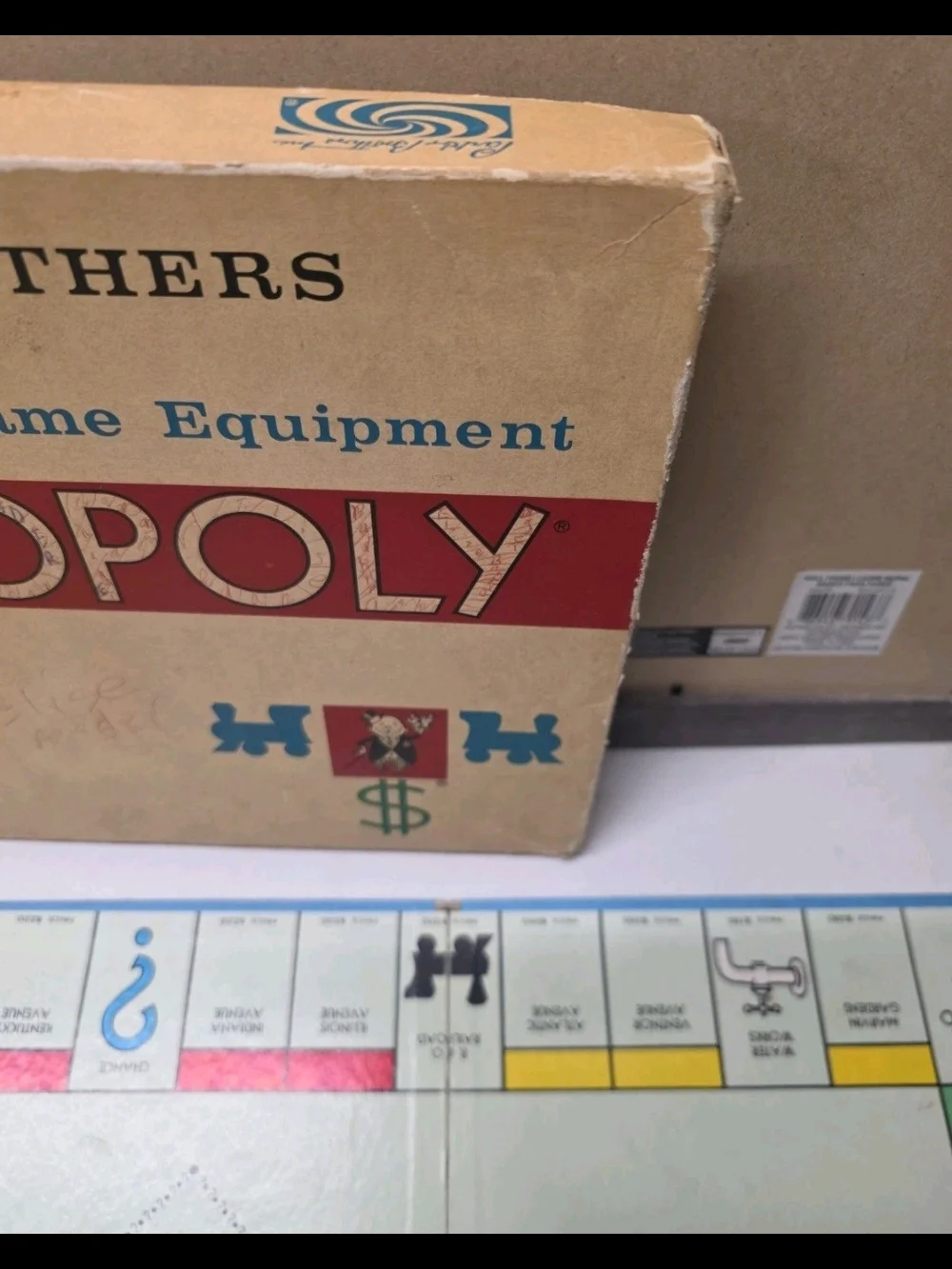Parker Brothers Monopoly Board Game – Classic Edition (Beige/Red/Green)